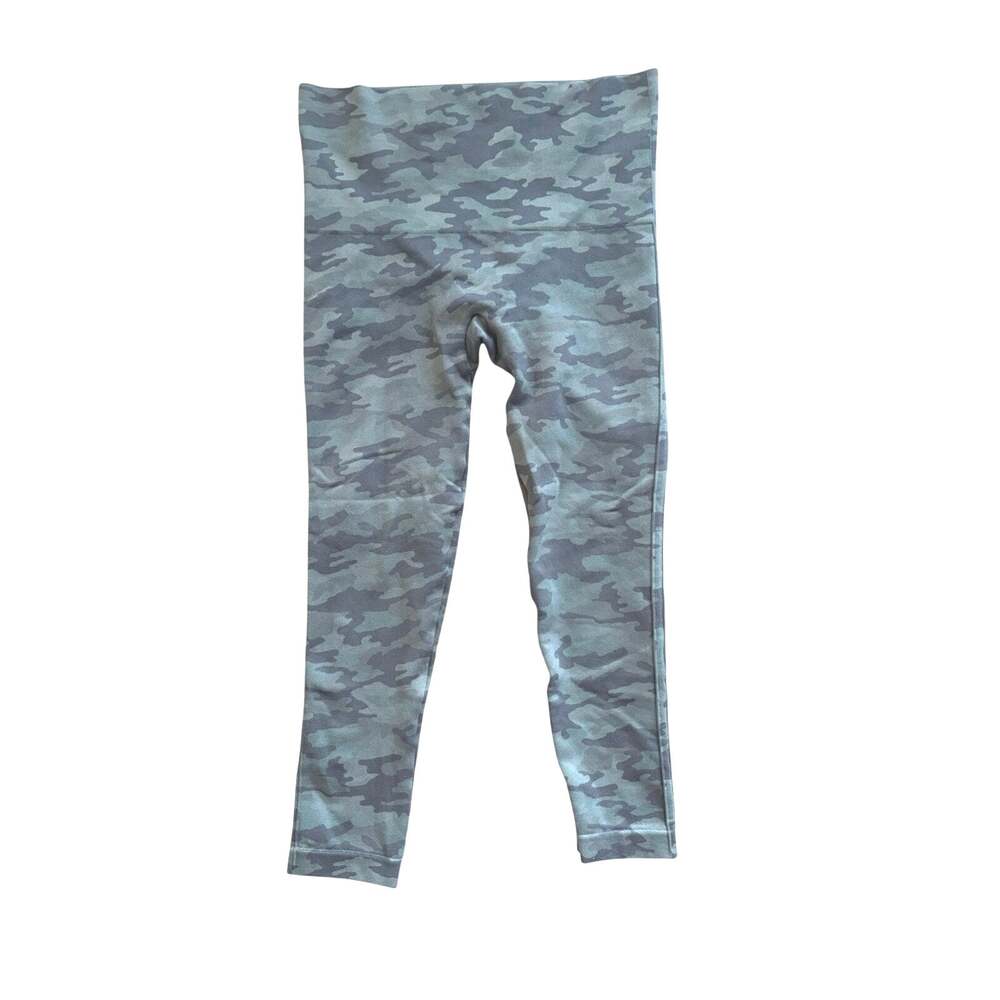 SPANX Camo Leggings - Olive Green & Dark Green size medium